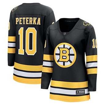 Women's Fanatics JJ Peterka Black Boston Bruins Home Breakaway Jersey