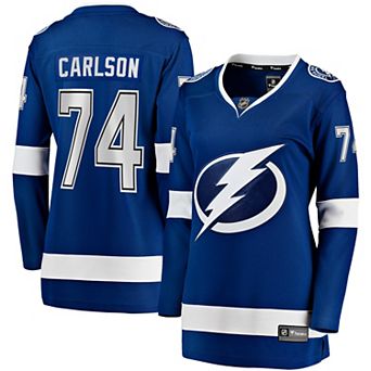 Women's Fanatics John Carlson Blue Tampa Bay Lightning Home Breakaway Jersey