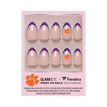 Glamnetic x Fanatics Clemson Tigers Nail Kit