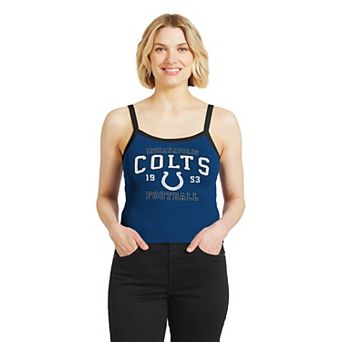 Women's WEAR by Erin Andrews Royal Indianapolis Colts Colorblock Tank Top