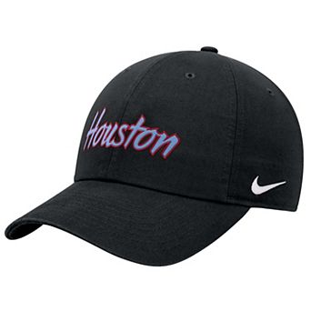 Unisex Nike Black Houston Cougars Club Adjustable Hat