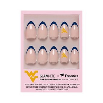 Glamnetic x Fanatics West Virginia Mountaineers Nail Kit
