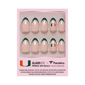Glamnetic x Fanatics Miami Hurricanes Nail Kit