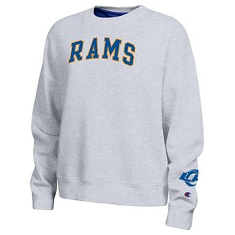 Los Angeles Rams Champion Women's Contrast Lined Sweatshirt - Heather Gray