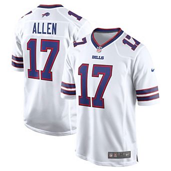 Men's Nike Josh Allen White Buffalo Bills White Game Player Jersey