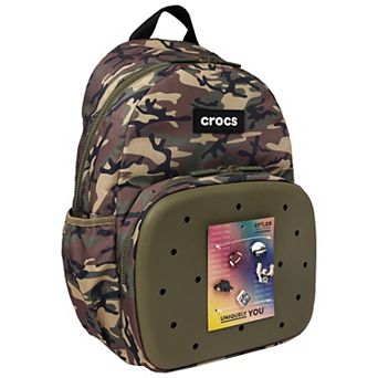 Crocs Customizable Backpack with EVA Front Pocket & Jibbitz™ Charms