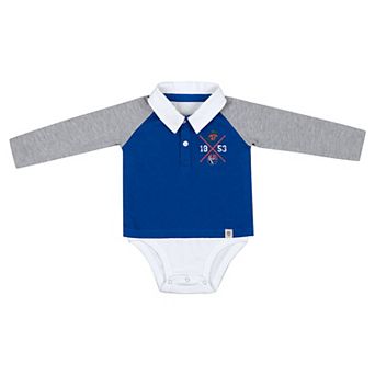 Infant Colosseum Royal Florida Gators Pete Rugby Bodysuit