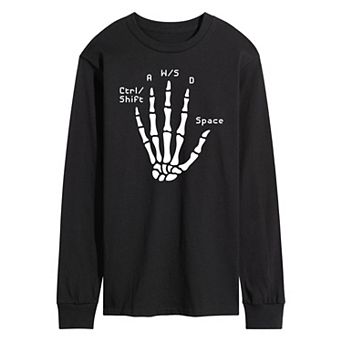 Men's Gamer Long Sleeve Graphic Tee