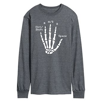Men's Gamer Long Sleeve Graphic Tee