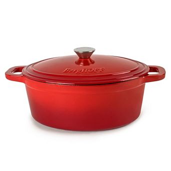 BergHOFF Neo Cast Iron 5-qt Oval Dutch Oven with Lid