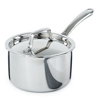 BergHOFF Professional Tri-Ply 18/10 Stainless Steel 2-qt Saucepan with Lid