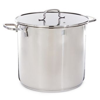 BergHOFF DiNA 15.85-qt Stainless Steel Stockpot with Glass Lid