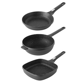 BergHOFF GEM 3 pc Nonstick Cast Aluminum Stir Fry Cookware Set