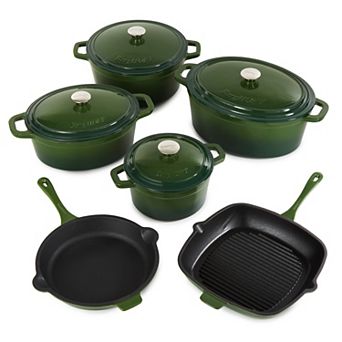 BergHOFF Neo 10 pc Cast Iron Cookware Set