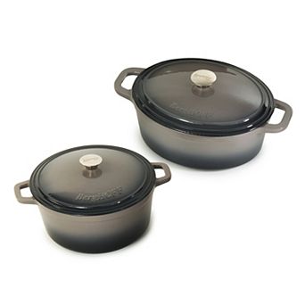 BergHOFF Neo 4 pc Cast Iron Cookware Set, 5-qt & 7-qt