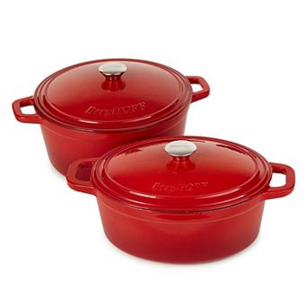 BergHOFF Neo 4 pc Cast Iron Cookware Set, 5-qt & 7-qt
