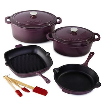 BergHOFF Neo 9 pc Cast Iron Cookware Set