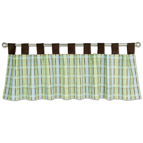 Trend Lab Baby Barnyard Plaid Window Valance