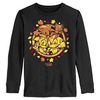 Boys 6-20 Sonic The Hedgehog Autumn Ring Long Sleeve Graphic Tee