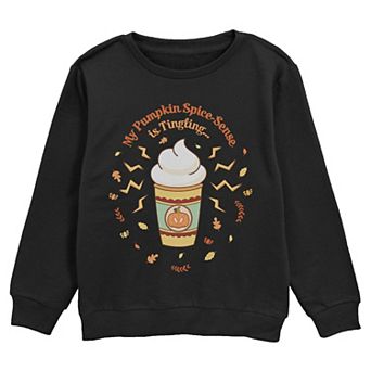 Boys 6-20 Marvel Spider-Man My Pumpkin Spice Sense Is Tingling Crew Fleece Sweatshirt