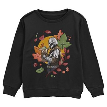 Boys 6-20 Star Wars The Mandalorian Fall Hug Crew Fleece Sweatshirt