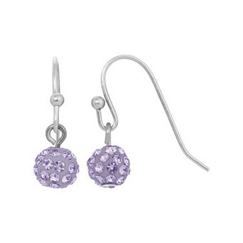 1928 Pave Fishhook Drop Earrings