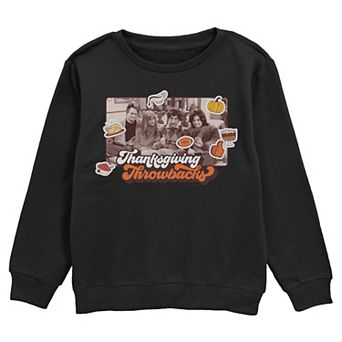 Boys 6-20 Friends Thanksgiving Throwbacks Crew Fleece Sweatshirt