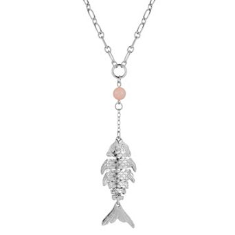 WINX Fish Lariat Link Necklace