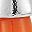 Silver Tone Orange