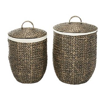 CosmoLiving by Cosmopolitan Handmade Seagrass Storage Basket Set
