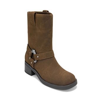 Aerosoles Molto Women's Block Heel Motorcycle Bootie