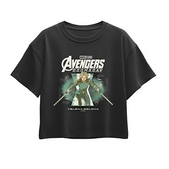 Girls 7-16 Marvel Avengers Doomsday Yelena Belova Boxy Tee