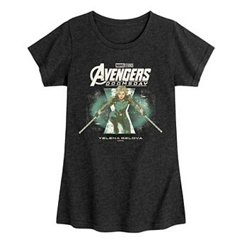 Girls 7-16 Marvel Avengers Doomsday Yelena Belova Graphic Tee