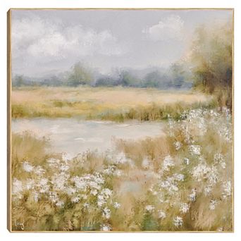 Spring Pond by Ashley Bradley Framed Canvas Wall Art