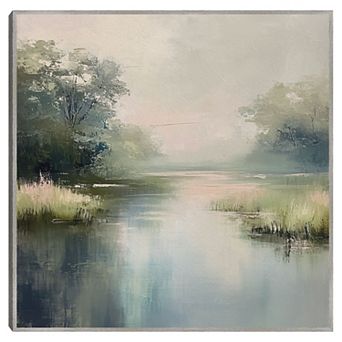 Waters of Blue by Heidi Kuntz Framed Canvas Wall Art