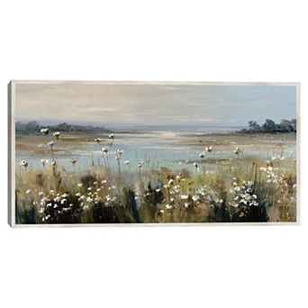 Meadow Marsh by Petals Prints Design Framed Canvas Wall Art