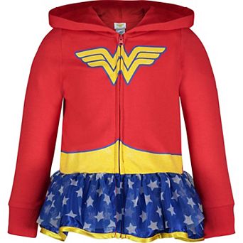 Warner Bros. Justice League Cosplay Zip-Up Hooded Jacket