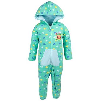 Cocomelon Fleece Hooded One-Piece Outfit