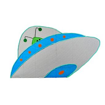35 in Halloween Alien Spacecraft with LED Light Strips