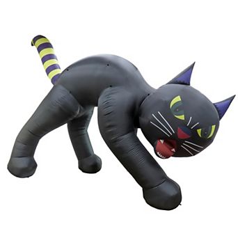 20ft. Inflatable Halloween Black Cat with LED Lights