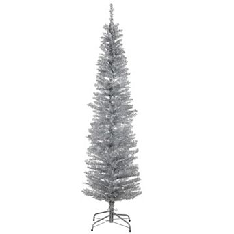6ft. Silver Tinsel Tree