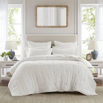 GDFStudio 3 pc Cotton Muslin Quilt Set with Embroidered Tacking