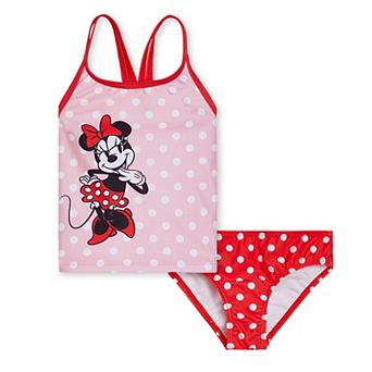 Disney's Minnie Mouse 2 pc Tankini and Bikini Set