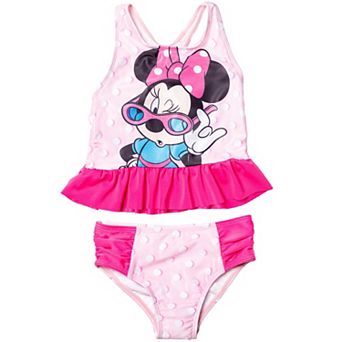 Disney's Minnie Mouse 2 pc Tankini and Bikini Set
