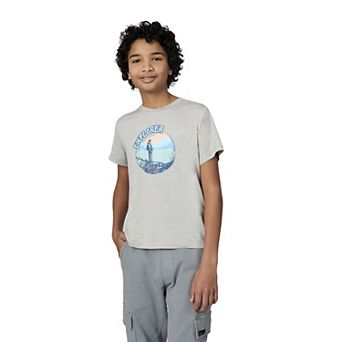 Free Country Boys' Microtech® Graphic Crew Neck Shirt