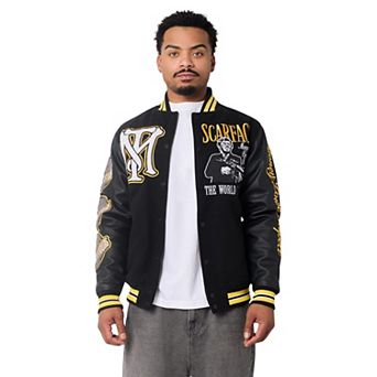Scarface PU Varsity Jacket