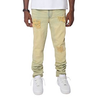 Mended Distressed Skinny Jeans