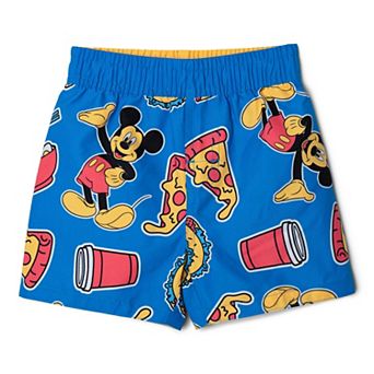 Disney's Mickey Mouse Quick Dry Microfiber Swim Trunks