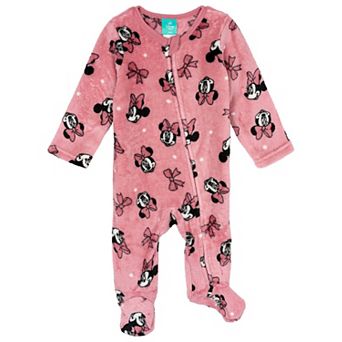 Disney Minnie Mouse Fleece Footed Sleep N Play