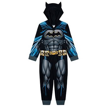 DC Comics Justice League Batman Cosplay Hooded One Piece Pajama